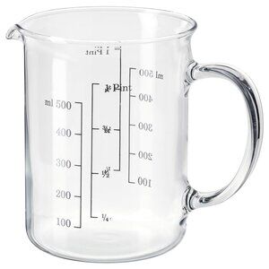 New ! IKEA  Measuring Cup Resistant Glass 17 oz